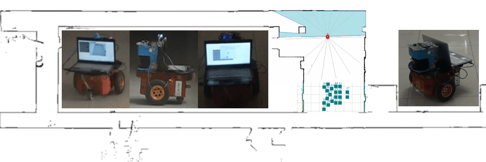 Robot Real-time Navigation by Laser